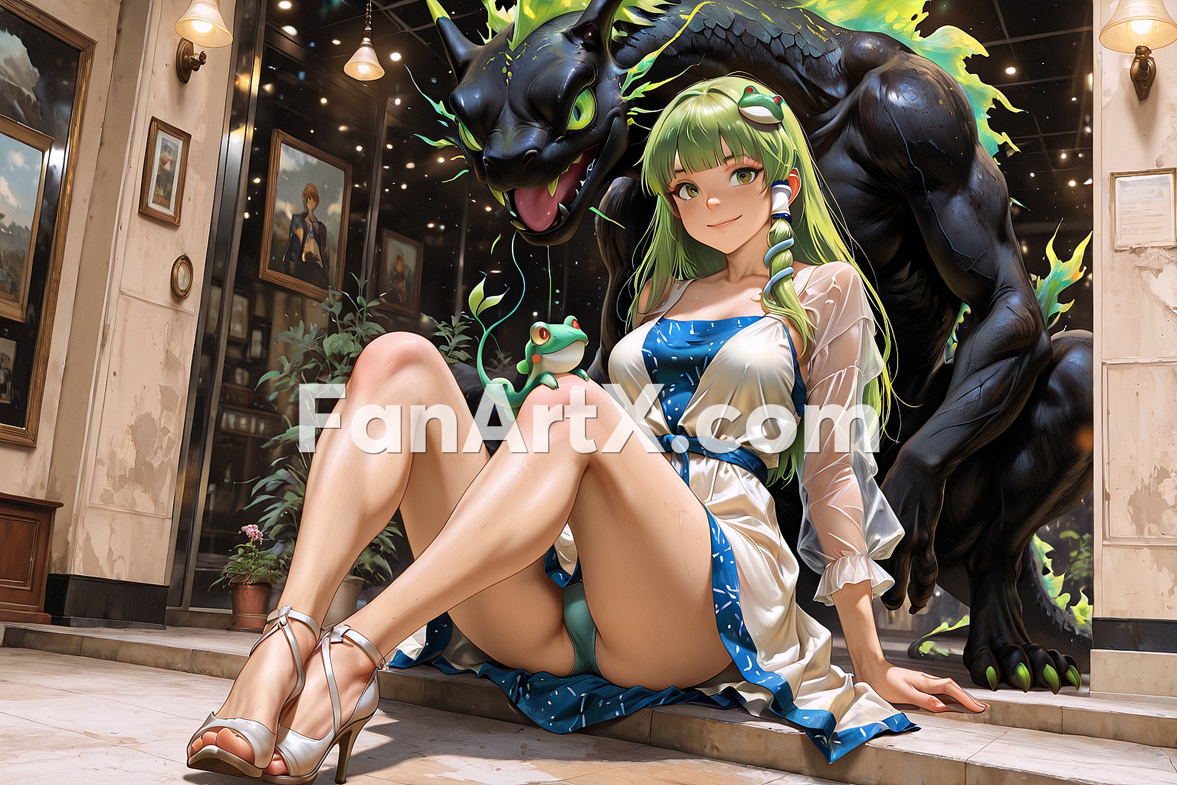 Kochiya Sanae Touhou project Fanart 1040095